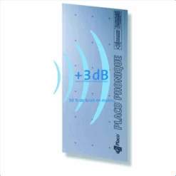 Plaque De Plâtre Acoustique - Placo Phonique BA13 - R=0,04 M².K/W - 1,20 M X 2,50 M - épaisseur 12,5 MM 7 Plaque De Plâtre Acoustique - Placo Phonique BA13 - R=0,04 M².K/W - 1,20 M X 2,50 M - épaisseur 12,5 MM -Meilleur Outillage Magasin autrevisuelprincipal 176014