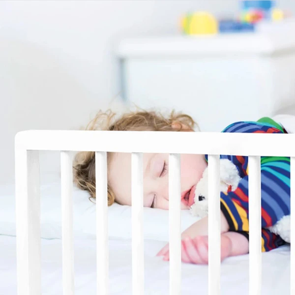 Barrière Lit Sécurité Enfant Nordlinger Pro 120 X 40 Cm - Bois Blanc 2 Barrière Lit Sécurité Enfant Nordlinger Pro 120 X 40 Cm - Bois Blanc – Image 2