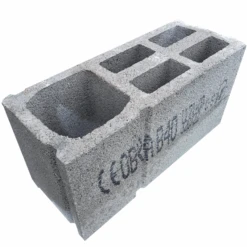 Bloc Poteau Béton Rectifié à Emboîtement Obra - B40 - 500 X 200 X 250 Mm