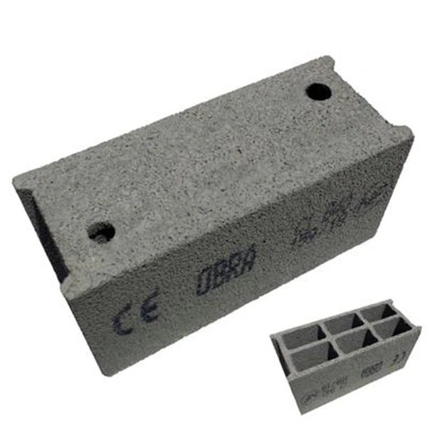 Bloc Béton Creux Retourné 500 X 200 X 250 Mm - B40 OBRA - 3 Parois 6 Trous CE NF 2 Bloc Béton Creux Retourné 500 X 200 X 250 Mm - B40 OBRA - 3 Parois 6 Trous CE NF – Image 2