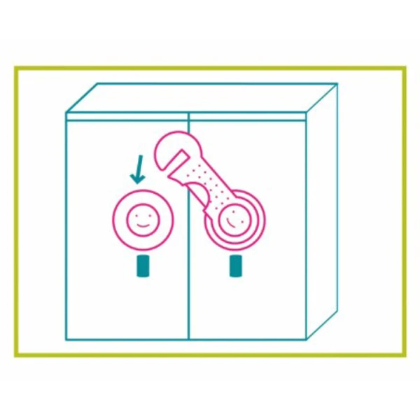 Bloque Placard Rigide Protection Enfant - Nordlinger Pro - Lot De 2 2 Bloque Placard Rigide Protection Enfant - Nordlinger Pro - Lot De 2 – Image 2