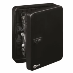 Armoire Clefs Murale Métallique Sécurisée 46 Clefs 3 Chiffres Noir Mat -Meilleur Outillage Magasin boite clefs murale 46 clefs