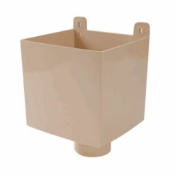 Boîte à Eaux De Gouttière Carrée Nicoll - Diamètre Du Tube 80 Mm - Techtan Sable