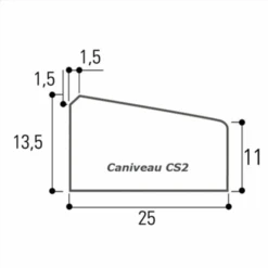 Bordure Caniveau CS2