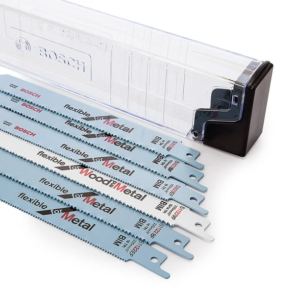 Lame De Scie Sabre Pour Bois Et Métal Bosch - Coffret De 6 Pièces 1 Lame De Scie Sabre Pour Bois Et Métal Bosch - Coffret De 6 Pièces