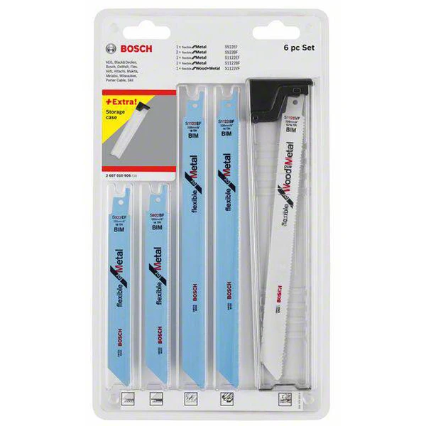 Lame De Scie Sabre Pour Bois Et Métal Bosch - Coffret De 6 Pièces 2 Lame De Scie Sabre Pour Bois Et Métal Bosch - Coffret De 6 Pièces – Image 2