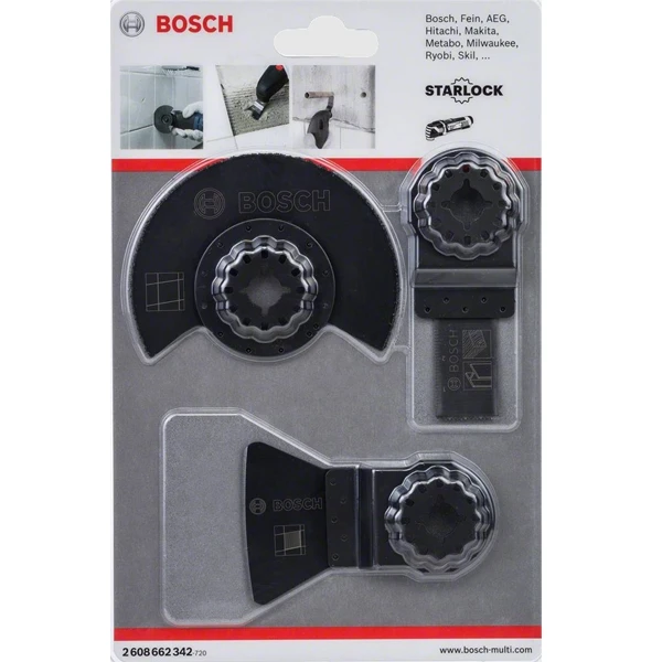 3 Lames Bosch Travaux Carrelage Standard Starlock Outils Multifonctions 1 3 Lames Bosch Travaux Carrelage Standard Starlock Outils Multifonctions
