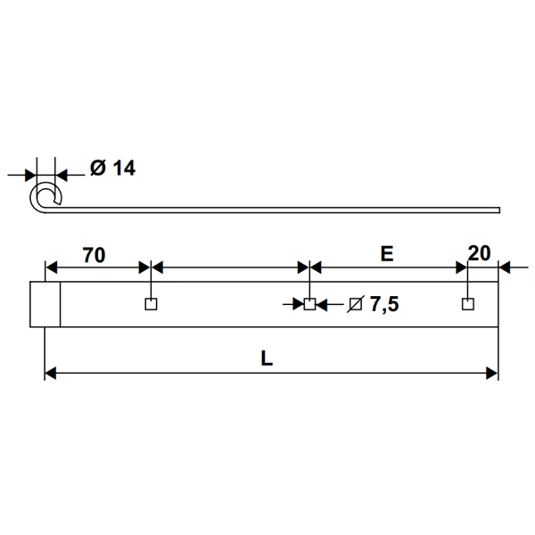 Penture Droite Torbel NF Acier Noir 35 X 5 Mm Gond 14 Mm Longueur 400 Mm 3 Penture Droite Torbel NF Acier Noir 35 X 5 Mm Gond 14 Mm Longueur 400 Mm – Image 3