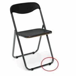 Patin Pour Tube Rond En Alu - Noir - Diamètre 16 Mm - Lot De 4 CQFD 2004-8602 -Meilleur Outillage Magasin chaise