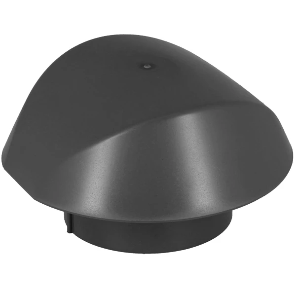 Chapeau De Ventilation Nicoll VVM12 Avec Moustiquaire - Ø 125 Mm - Anthracite 1 Chapeau De Ventilation Nicoll VVM12 Avec Moustiquaire - Ø 125 Mm - Anthracite