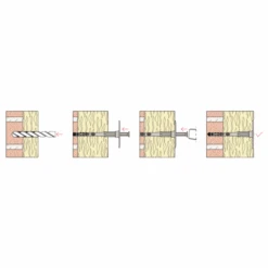 Fischer Cheville à Frapper Isolant Clou Plastique Renforcé 188 Mm Ø 8 Mm X100 6 Fischer Cheville à Frapper Isolant Clou Plastique Renforcé 188 Mm Ø 8 Mm X100 -Meilleur Outillage Magasin cheville pour isolant premontee avec clou diametre 8 mm sachet de 100 guide d installation