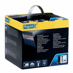 Clou N°34 Rapid BB - Tête En D - Longueur 90 Mm - Boîte De 2000 -Meilleur Outillage Magasin clou34bb 63