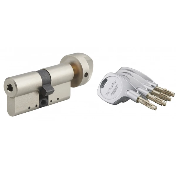 Cylindre Haute Sûreté à Bouton Thirard Cobra 2+ 33 X 33 Mm 1 Cylindre Haute Sûreté à Bouton Thirard Cobra 2+ 33 X 33 Mm