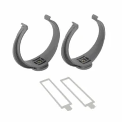 Collier Lyre Nicoll Avec Attache De Sécurité - Diamètre 50 Mm - Polypropylène Gris - Sachet De 5