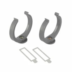 Collier Lyre Nicoll Avec Attache De Sécurité - Diamètre 63 Mm - Polypropylène Gris - Sachet De 5