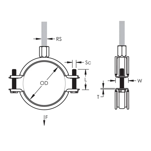Collier Serrage Isolant Caoutchouc Erico Tige M8/M10 Ø 44-50 Mm X50 5 Collier Serrage Isolant Caoutchouc Erico Tige M8/M10 Ø 44-50 Mm X50 – Image 5