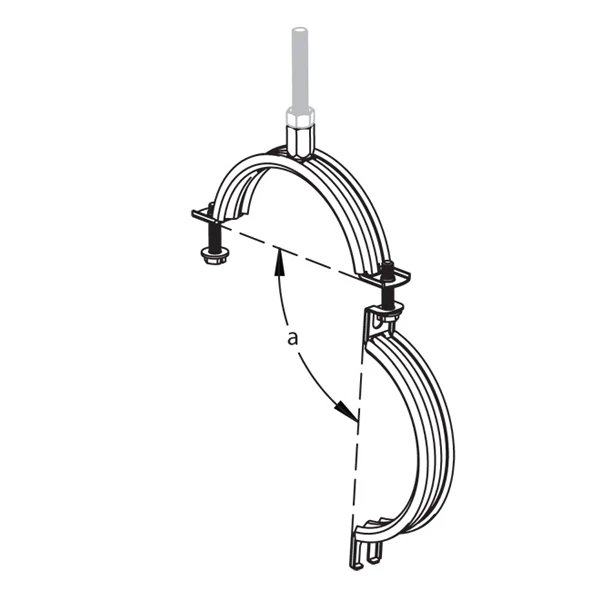 Collier Serrage Isolé Gaine Ventilation Erico Tige M8/M10 Ø 160 Mm X10 6 Collier Serrage Isolé Gaine Ventilation Erico Tige M8/M10 Ø 160 Mm X10 – Image 6