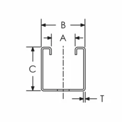 Console De Rail Murale Type A Trous Oblongs électrozingué Erico 300 Mm -Meilleur Outillage Magasin console rail murale type a avec trous oblongs electrozingue erico longueur 300mm 2