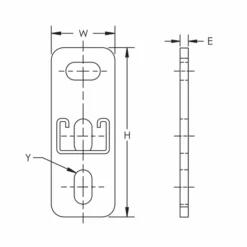 Console De Rail Murale Type A Trous Oblongs électrozingué Erico 300 Mm -Meilleur Outillage Magasin console rail murale type a avec trous oblongs electrozingue erico longueur 300mm 4