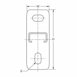 Console Rail Murale Type E0 Trous Oblongs électrozingué Erico 660 Mm -Meilleur Outillage Magasin console rail murale type e0 avec trous oblongs electrozingue erico longueur 660mm 2