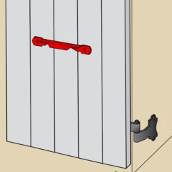 Crémaillère En Aluminium Blanc Torbel Volet Alu Et PVC Longueur 180 Mm -Meilleur Outillage Magasin crem2 1