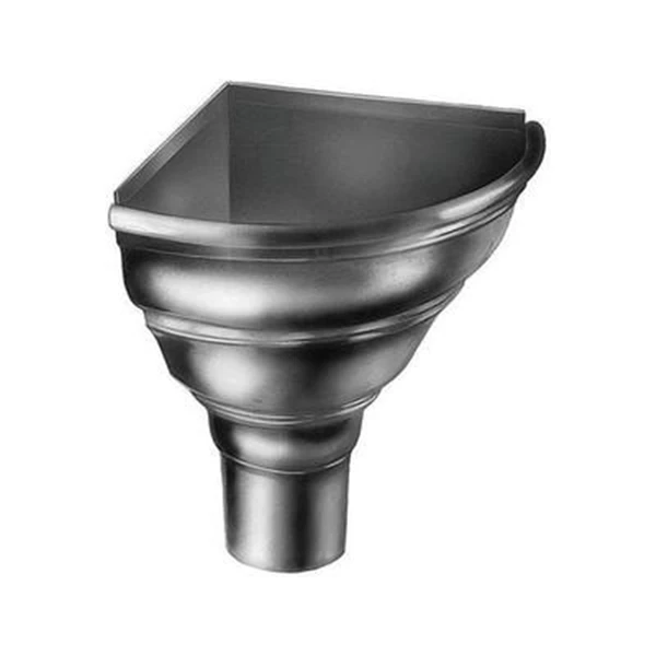 Cuvette D'angle Demi-ronde En Zinc 1 Cuvette D'angle Demi-ronde En Zinc