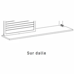 Dardenne Coudée Torbel S4000 Surmoulée En Alu Type L Hauteur 40 Mm Noir