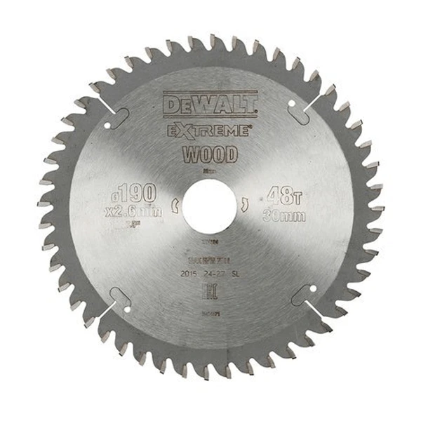 Lame De Scie Dewalt DT4094 Dimensions 190x30 Mm 48 Dents 1 Lame De Scie Dewalt DT4094 Dimensions 190x30 Mm 48 Dents