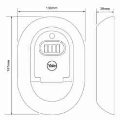 Boîte Coffre-fort Sécurité Murale Clefs Code 4 Chiffres Gris -Meilleur Outillage Magasin dimensions boite clefs secu