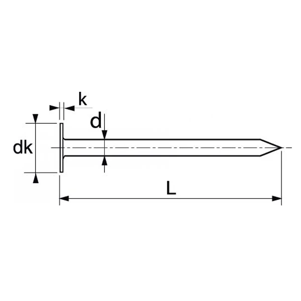 Pointe Tête Plate Inox A2 62786 Acton 2,7 X 40mm 5 Kg 2700 Pointes 1 Pointe Tête Plate Inox A2 62786 Acton 2,7 X 40mm 5 Kg 2700 Pointes