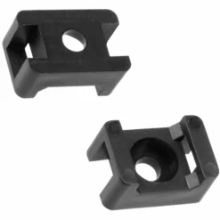 Embase Simple Noir Debflex Pour Collier Autobloquant De Largeur 9 Mm Max - Lot De 100