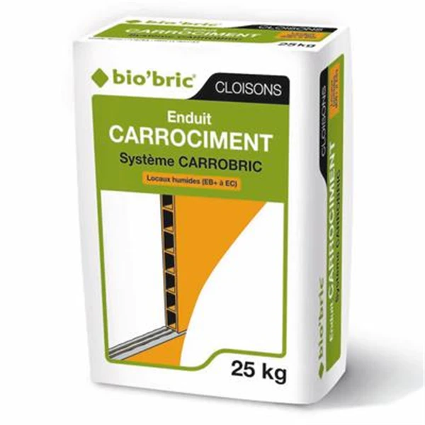 Bio'bric Enduit CARROCIMENT - Sac De 25 Kg 1 Bio'bric Enduit CARROCIMENT - Sac De 25 Kg