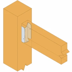 Étrier De Clôture FB24 40x85x20 Mm Simpson Strong-Tie FB24Z -Meilleur Outillage Magasin etrier cloture