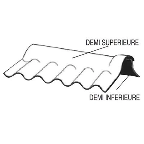 Faîtière Double à Charnière Pour PO5 1 Faîtière Double à Charnière Pour PO5