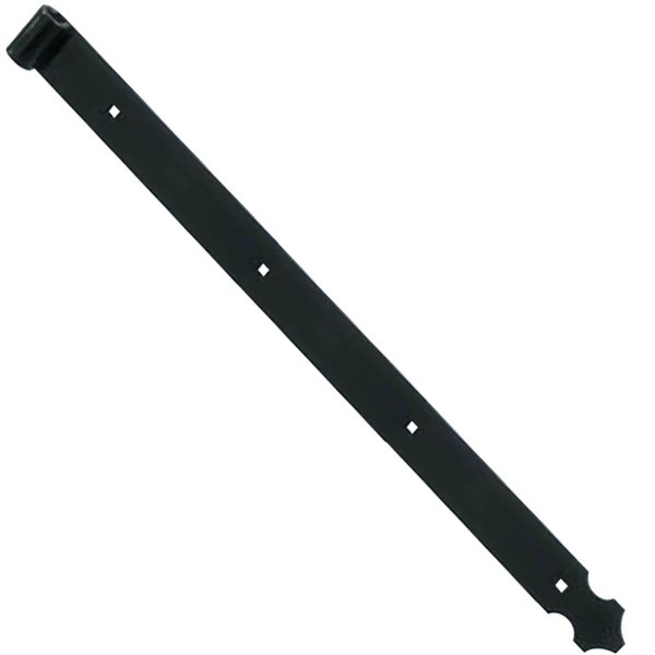 Penture Feston Percée Torbel Noire 39 X 4 Mm Gond 14 Mm Longueur 560 Mm 2 Penture Feston Percée Torbel Noire 39 X 4 Mm Gond 14 Mm Longueur 560 Mm – Image 2