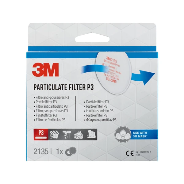 Filtre Antipoussière Particules Solides Liquides P3R 3M Baïonnette X 2 3 Filtre Antipoussière Particules Solides Liquides P3R 3M Baïonnette X 2 – Image 3