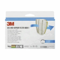 Filtre Gaz Et Vapeurs 3M 6059 ABEK1 Pour Série 6000 Et 7000 - Lot De 2