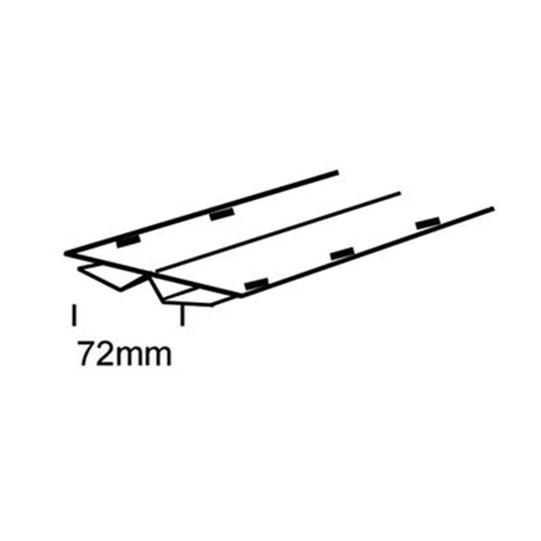 Finition Double PVC - Long. 4,00 M 1 Finition Double PVC - Long. 4,00 M