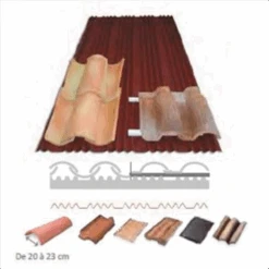 Plaque Sous-tuile FLEXOUTUILE