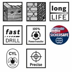 Foret à Béton Bosch CYL-5 Dimension 8,0 X 50 X 100 Mm 2608588151 -Meilleur Outillage Magasin foret 6