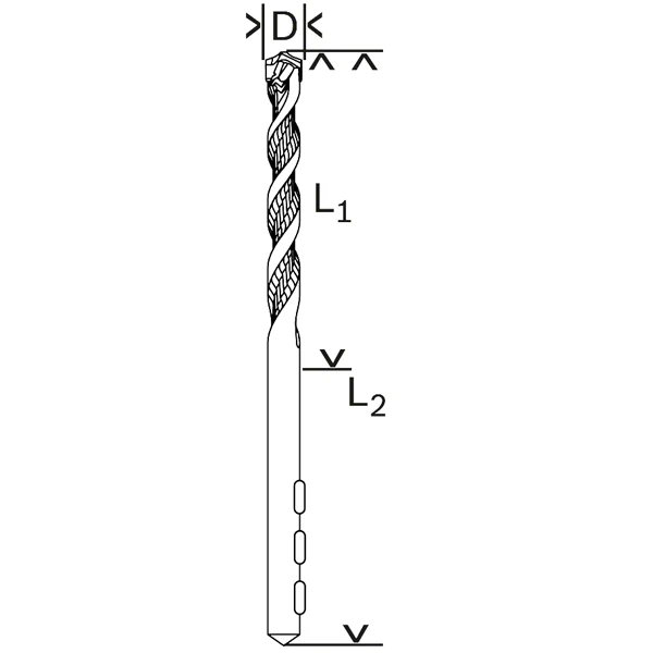 Foret à Béton Bosch CYL-5 Dimension 6,0 X 50 X 100 Mm 2608588144 3 Foret à Béton Bosch CYL-5 Dimension 6,0 X 50 X 100 Mm 2608588144 – Image 3