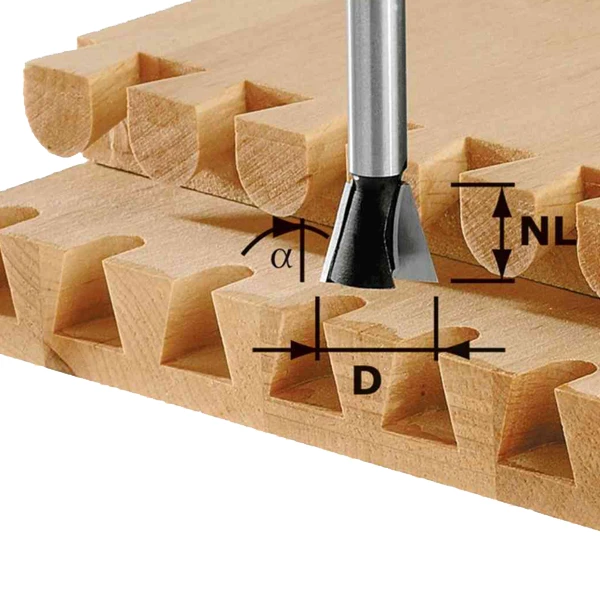 Fraise Queue D'aronde Festool HW S8 D20/17/15° Ø 20 Mm Longueur 17 Mm 2 Fraise Queue D'aronde Festool HW S8 D20/17/15° Ø 20 Mm Longueur 17 Mm – Image 2