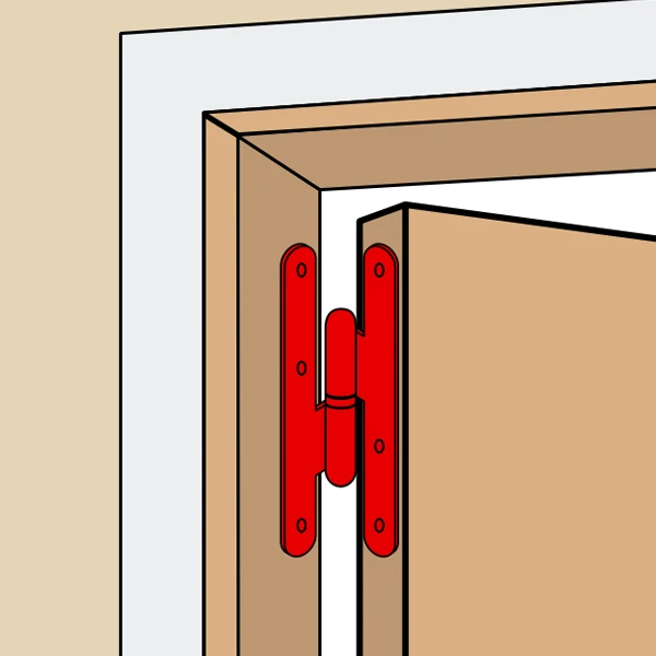 Paumelle Droite Bouts Ronds Sens Gauche Acier Zingué Blanc 110 X 70 Mm 2 Paumelle Droite Bouts Ronds Sens Gauche Acier Zingué Blanc 110 X 70 Mm – Image 2