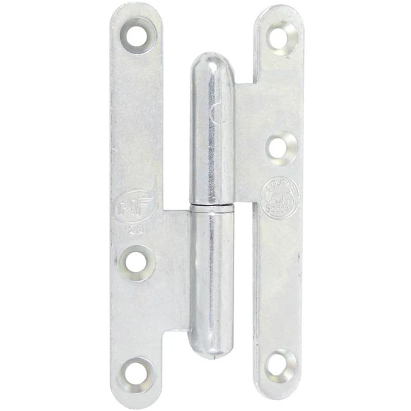 Paumelle Droite Bouts Ronds Sens Gauche Acier Zingué Blanc 110 X 70 Mm 1 Paumelle Droite Bouts Ronds Sens Gauche Acier Zingué Blanc 110 X 70 Mm