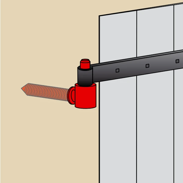 Gond à Vis Bois Torbel Inox 316L Et Laiton Diamètre 16 Mm Longueur 80 Mm 1 Gond à Vis Bois Torbel Inox 316L Et Laiton Diamètre 16 Mm Longueur 80 Mm