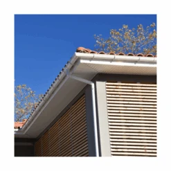 Naissance Gauche à Coller MEP 25NGC Pour Gouttière GD25 - PVC Blanc -Meilleur Outillage Magasin gouttiere realisation3 5