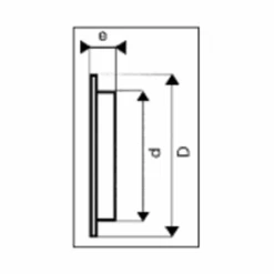 Grille De Ventilation Réglable à Encastrer Avec Moustiquaire 98 Mm Blanc