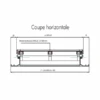 Grille Ventilation Murale Extérieure -300x193mm-Aluminium Anodisé