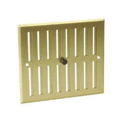 Grille De Ventilation à Fermeture Nicoll - À Visser - 190 X 170 Mm - Aluminium Anodisé