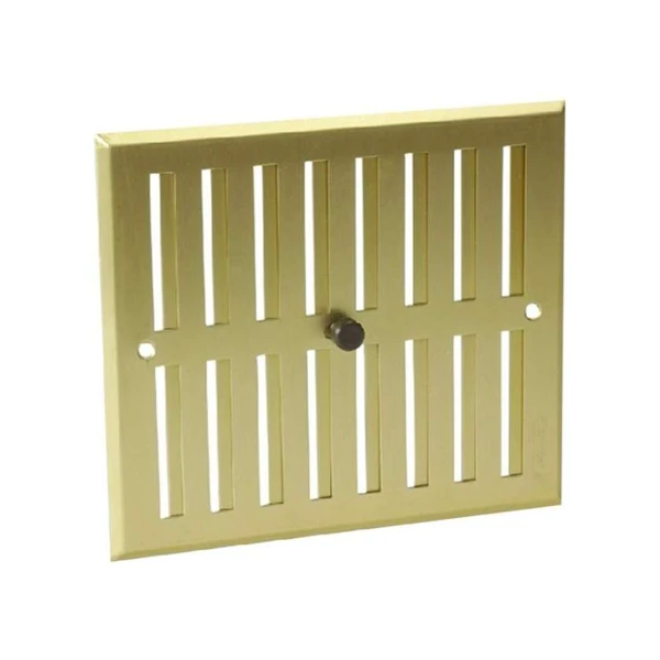 Grille De Ventilation à Fermeture Nicoll - À Visser - 190 X 170 Mm - Aluminium Anodisé 1 Grille De Ventilation à Fermeture Nicoll - À Visser - 190 X 170 Mm - Aluminium Anodisé